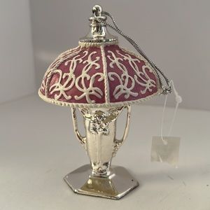 Dillard’s Filigree Lamp Ornament 5” tall